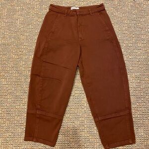 Everlane The Utility Barrel Pant Rosewood Women's Size 10 NWT